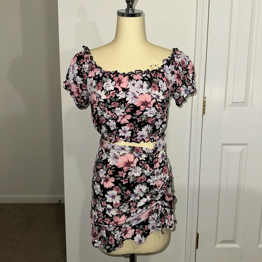 Rewind two piece floral set